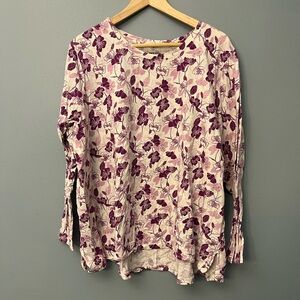 Duluth Trading Company Long Sleeve Floral T-Shirt